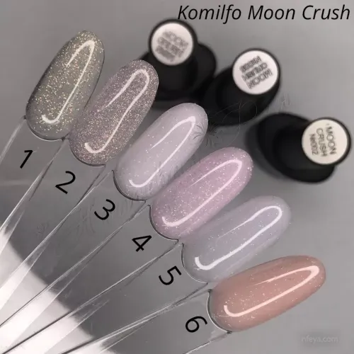 Komilfo Moon Crush Гель-лак с мелкими блестками, 8 мл