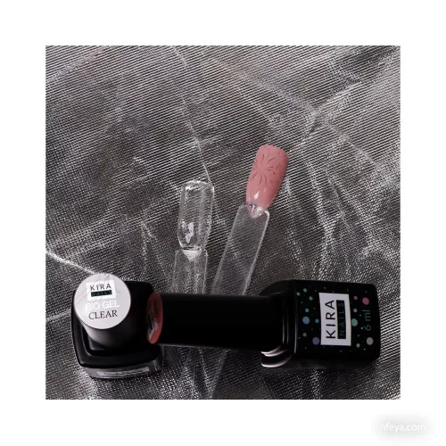 Kira Nails Bio Gel Clear Гель для зміцнення та захисту нігтів прозорий, 6 мл