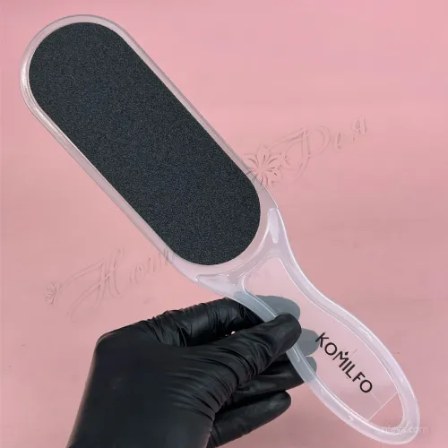 Komilfo Терка для ног пластиковая 100/180 C019 (Арт. 566009), 1 шт