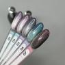 Saga Gel polish CAT SHINE, CAT, CAT OPAL Гель-лак кошачий глаз серебро, 8мл