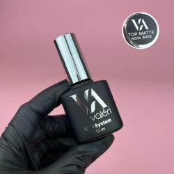Valeri Top Matte Non Wipe Матовый топ, 12 мл