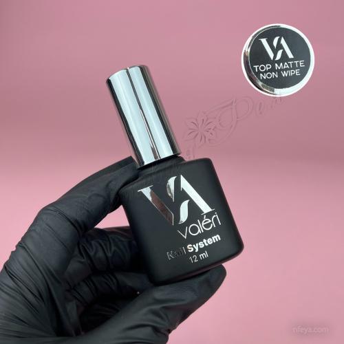 Valeri Top Matte Non Wipe Матовий топ, 12 мл