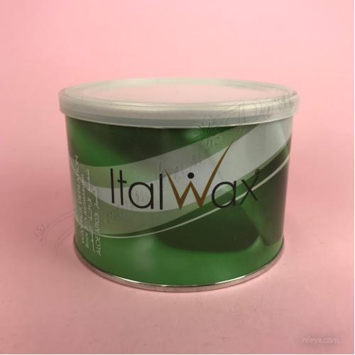 Italwax Віск у банку для депіляції (натуральний, алоє, рожевий віск, цинк), 400 мл