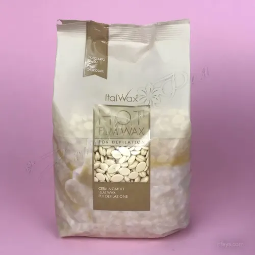 Italwax HOT Віск гарячий плівковий White Chocolate/Білий шоколад у гранулах, 1000 г