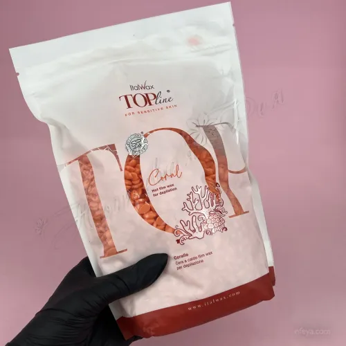 Italwax TOP line Воск горячий пленочный в гранулах (коралл, кристалл, розовый жемчуг), 750 г