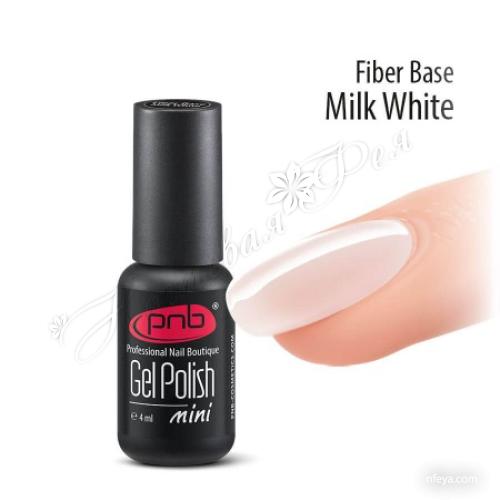PNB UV/LED Fiber Base White Milk База бело-молочная, 4 мл