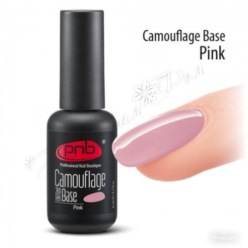 PNB UV/LED Camouflage Base Pink Камуфлирующая база розовая, 8 мл