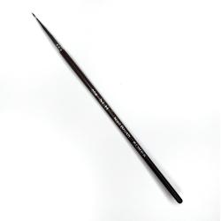 Nail apex Кисть для мазковых рисунков №0 SLH NailBrush (темная ручка)