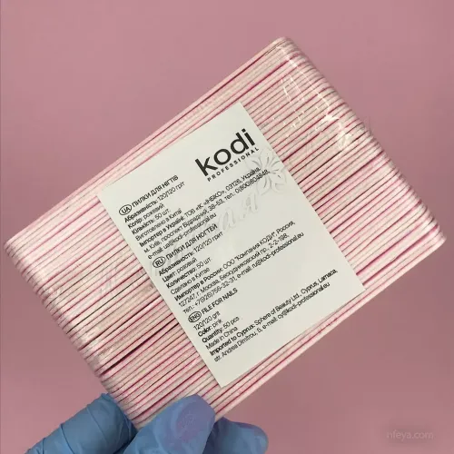 Kodi Набір пилок 120120 (білий, рожевий, зелений), 50 шт