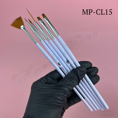 Master Prof Набір пензлів CL-15 6 в 1, 1 уп.