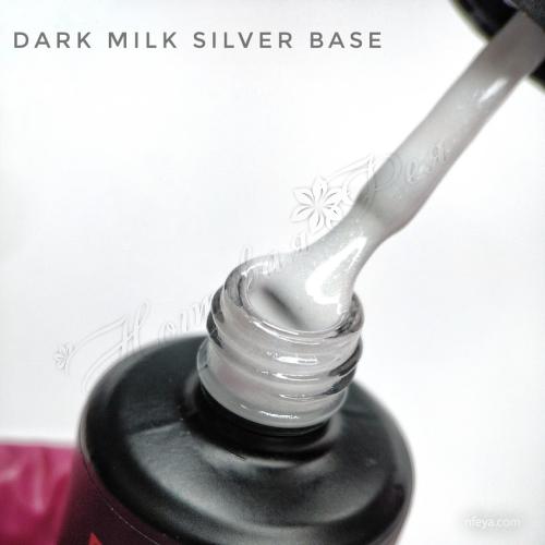 DARK Milk base Silver Камуфлирующая каучуковая база, 15 мл