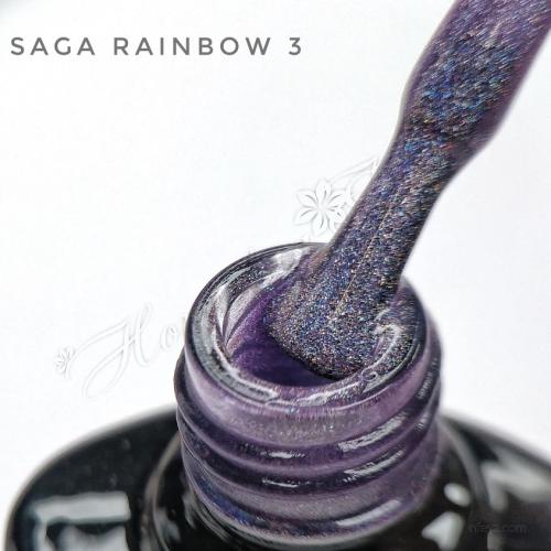 SAGA Rainbow голографічний гель-лак (призму), 8 мл