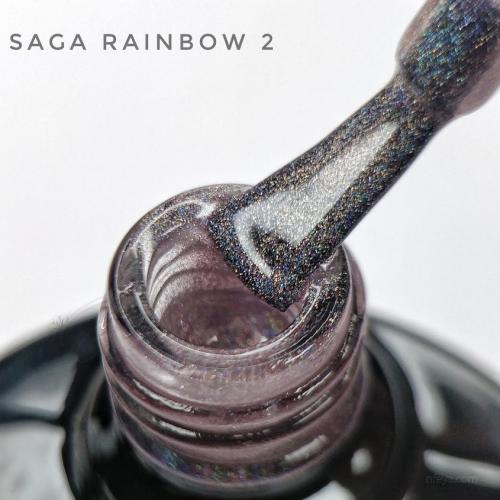 SAGA Rainbow голографический гель-лак (призма), 8 мл