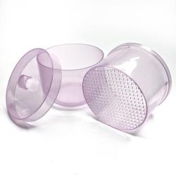 Контейнер для насадок полупрозрачный пластик (диаметр 8,5 см), 1 шт