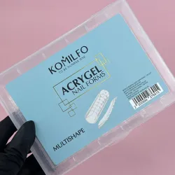 Komilfo Acry Gel Top Nail Forms Верхні форми, 120 шт