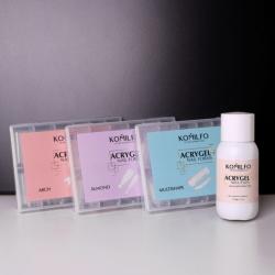 Komilfo Acry Gel Top Nail Forms Верхние формы, 120 шт