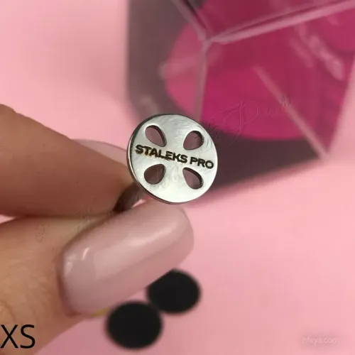 Staleks PDset-10 Диск педикюрный XS в комплекте со сменным файлом 150 грит 5 шт (10 мм)