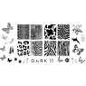 DARK Пластина для стемпинга прямоугольная, размеры 6х12см, 1 шт