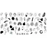 DARK Пластина для стемпинга прямоугольная, размеры 6х12см, 1 шт