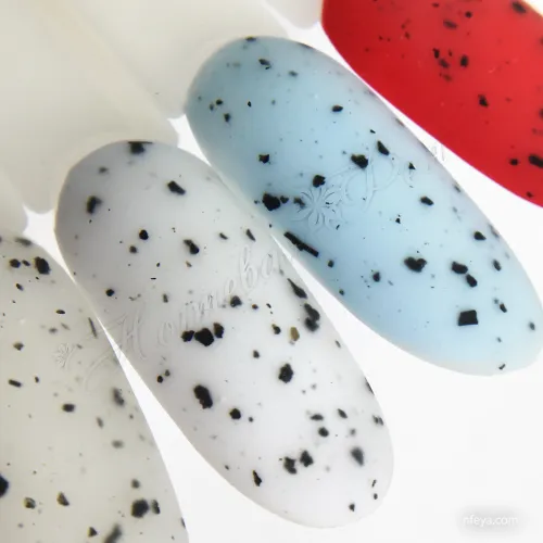 Komilfo No Wipe Matte Spotty Top Матовый топ без липкого слоя с рваной крошкой, 8 мл (арт.184111)