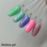 Dark Medium Gel Гель для наращивания средней консистенции, 15 мл