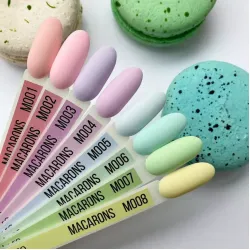Komilfo Macarons Гель-лак пастельних відтінків M, 8 мл