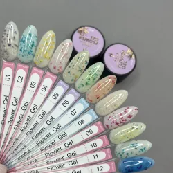 Saga flower fairy gel Гель із сухоцвітами в баночці, 5 мл