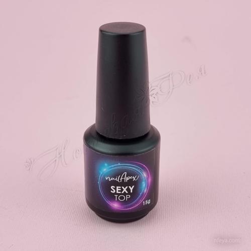 Nail Apex Sexy Top Топ зі світловідбивним ефектом, 15 г