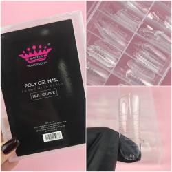 Master-Prof Paly Nail Tips Верхні форми ALMOND, ARCH, MULTISHAPE, 120 шт