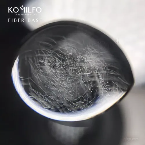 Komilfo Fiber Base База для ногтей с нейлоновыми волокнами, 15 мл