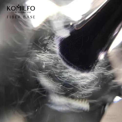 Komilfo Fiber Base База для ногтей с нейлоновыми волокнами, 15 мл