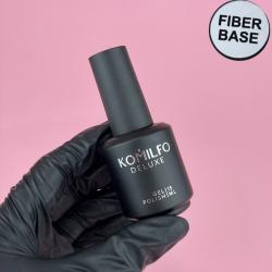 Komilfo Fiber Base База для ногтей с нейлоновыми волокнами, 15 мл