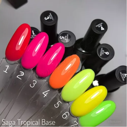 Saga Tropical Base Кольорова база (неонова), 8 мл