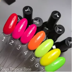 Saga Tropical Base Цветная база (неоновая), 8 мл