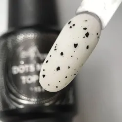 Nail Apex Dots Matte Top gel Матовый топ с вкраплениями, 15 мл