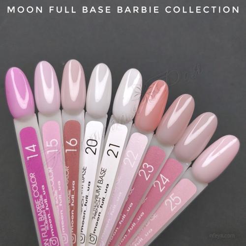 Moon Full Barbie color Rubber base Цветная база для гель-лака, 8 мл
