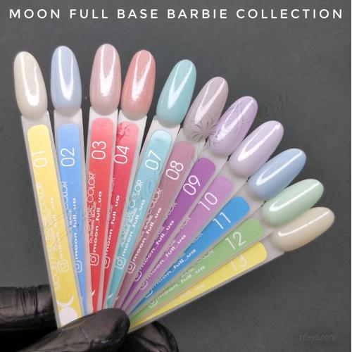 Moon Full Barbie color Rubber base Кольорова база для гель-лаку, 8 мл