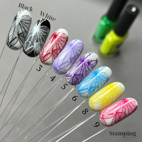 Saga Stamping paint Фарба для стемпінгу, 8 мл