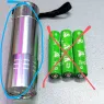 УФ LED лампа фонарик, 9 лампочек БЕЗ батареек