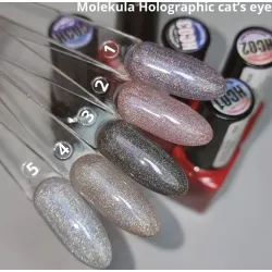 Molekula Holographic Cat`s Eye (HC) Гель-лак кошачий глаз с голографическим эффектом, 6 мл