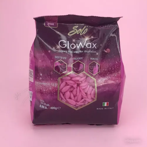 ItalWax Solo GloWax Cherry Pink Воск горячий в гранулах Розовая вишня для чувствительной кожи, 400 г