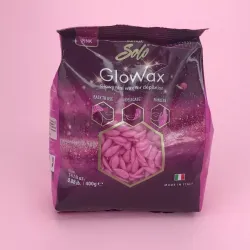 ItalWax Solo GlowWax Cherry Pink Віск гарячий у гранулах Рожева вишня для чутливої шкіри, 400 г