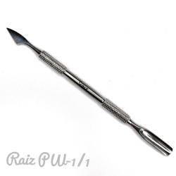RAIZ PW-1/1Лопатка маникюрная WORK form 1/1 (скругленный пушер+топорик)