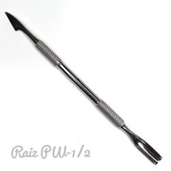 RAIZ PW-1/2 Лопатка маникюрная WORK form 1/2 (прямоугольный пушер+топорик)
