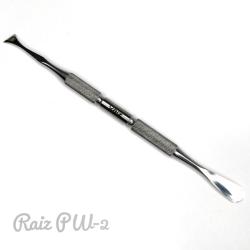 RAIZ PW-2 Лопатка маникюрная WORK form 2 (скругленный пушер+отогнутая лопасть)