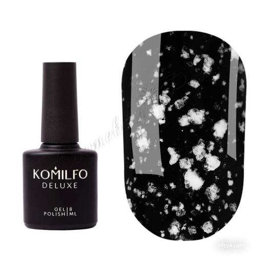 Komilfo No Wipe Snow Top Топ без ЛЗ з білими частинками, 8 мл