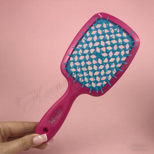 Super Hair Brush Расческа-щетка продувная LK-1, 1 шт