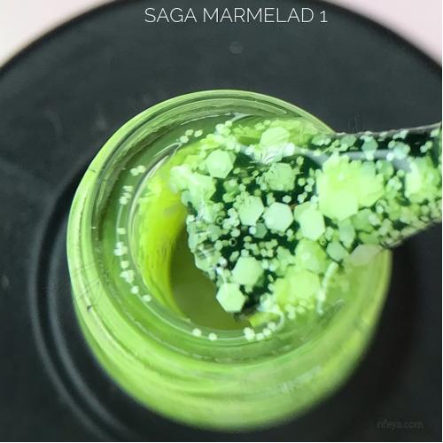 Saga Marmalade gel Гель-лак з конфетті, 8 мл