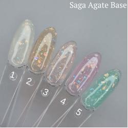 Saga Agate Base Камуфлирующая база с эффектом битого стекла, 8 мл