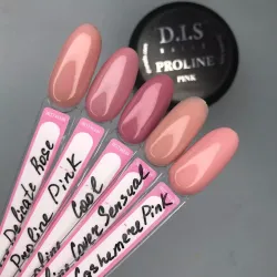 Dis Proline gel, 28 г (cover cashmere pink, cool, delicate rose, duste rose, eleganse, cover pink, sensua)
